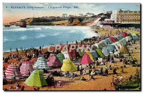 Cartes postales Biarritz La Grande Plage