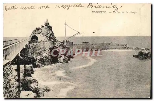 Cartes postales Biarritz Rocher de la Vierge