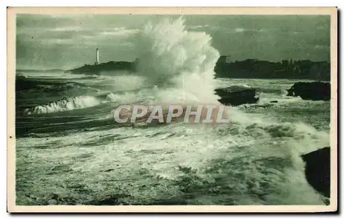 Cartes postales Biarritz Grosse Mer