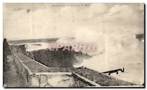 Cartes postales Biarritz Un Coup de Mer