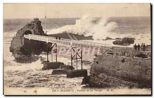 Cartes postales Biarritz Rocher De La Vierge