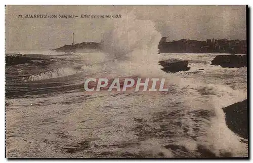 Cartes postales Biarritz Effet de Vagues