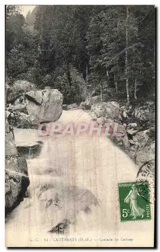 Cartes postales Cauterets Cascade du Cerisey