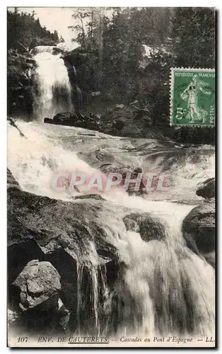 Ansichtskarte AK De Cauterets Cascades au Pont d&#39Espagne