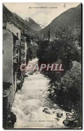 Cartes postales Cauterets Le Gave