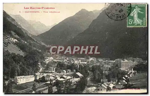 Cartes postales Les Hautres Pyrenees Cauterets Vue Generale