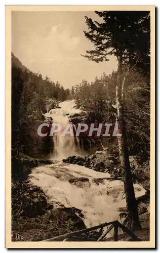 Cartes postales Environs de Cautents La Cascade du Pont d&#39Espagne