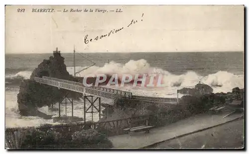 Cartes postales Biarritz Le Rocher de la Vierge