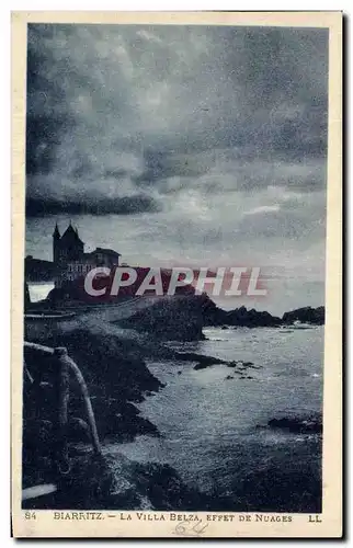 Cartes postales Biarritz la Villa Belza Effet De Nuages