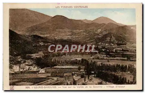 Cartes postales Loures Barousse Vue sur la Vallee de la Garonne Village d&#39izaour