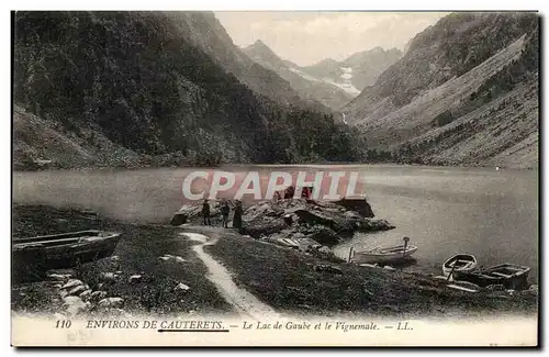 Cartes postales Environs De Cauterets Le Lac De Gaube Et Le Vignemale