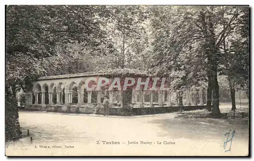 Cartes postales Tarbes Jardin Massey Le Cloitre