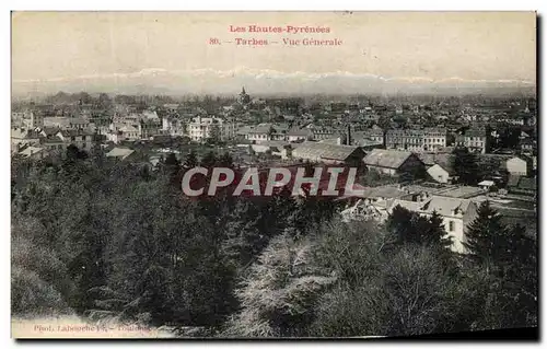 Cartes postales Les Hautes Pyrenees Tarbes Vue Generale