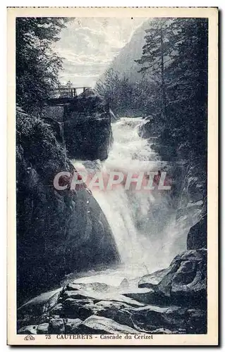 Cartes postales Cauterets Cascade Du Cerizet