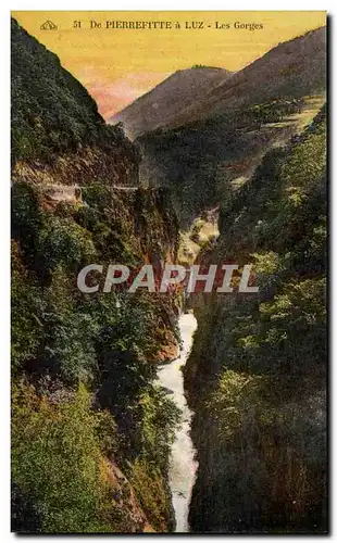 Cartes postales De Pierrefitte A Luz Les Gorges