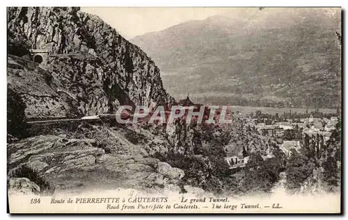 Ansichtskarte AK Route De Pierrefitte A Cauterets Le Grand Tunnel