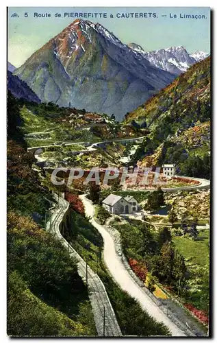 Cartes postales Route De Pierrefitte A Cauterets Le Limacon