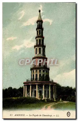 Ansichtskarte AK Amboise La Pagode De Chanteloup