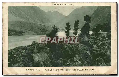 Ansichtskarte AK Dauphine Vallee Du Veneon Le Plan Du Lac