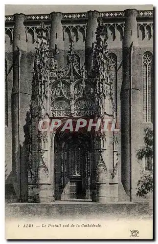 Cartes postales Albi Le Portail sud de la Cathedrale
