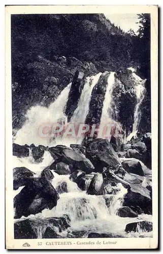 Ansichtskarte AK Cauterets Cascades de Lutour