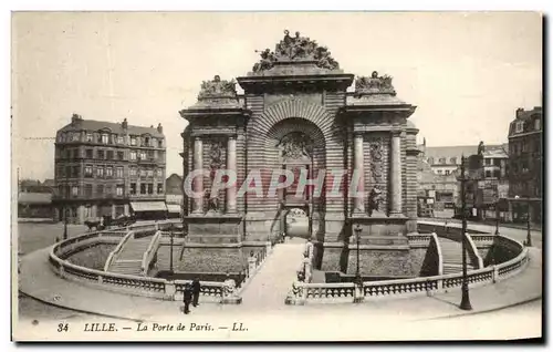 Cartes postales Lille La Porte de Paris