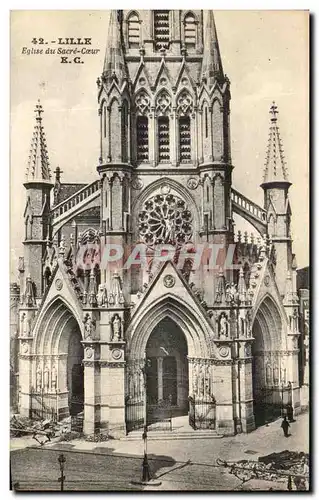 Ansichtskarte AK Lille Eglise du Sacre Coeur