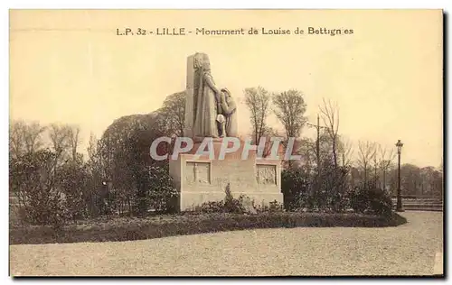 Ansichtskarte AK Lille Monument De Louise De Bettignies