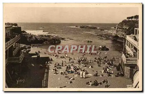 Cartes postales La Douce France Cote Basque Biarritz La Plage Du Port Vieux