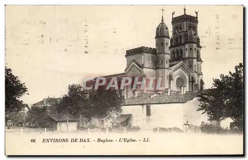 Cartes postales Environs De Dax Buglose L&#39Eglise