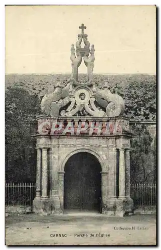 Cartes postales Carnac Porche De l'Eglise
