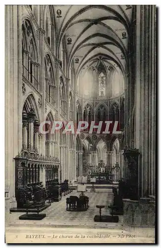 Ansichtskarte AK Bayeux Le Choeur De La Cathedrale