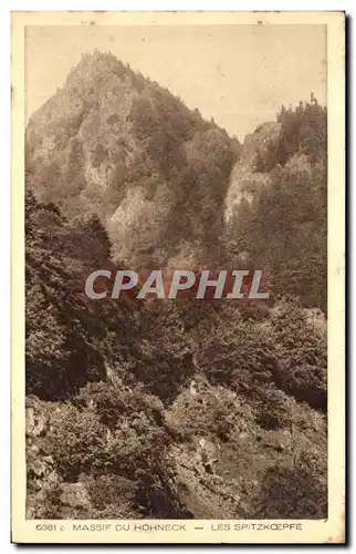 Cartes postales Massif du Hohneck Les Spitzkoepfe