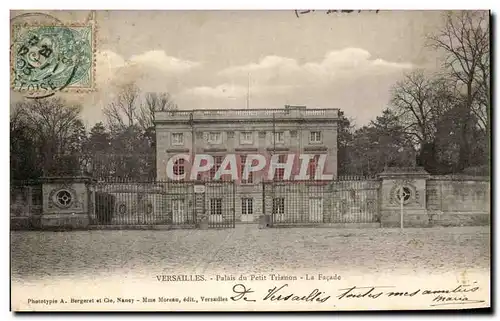 Cartes postales Versailies Palais du Petit Tranon la Facade