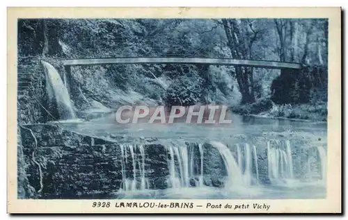 Ansichtskarte AK Lamalou les Bains Pont du petit Vichy