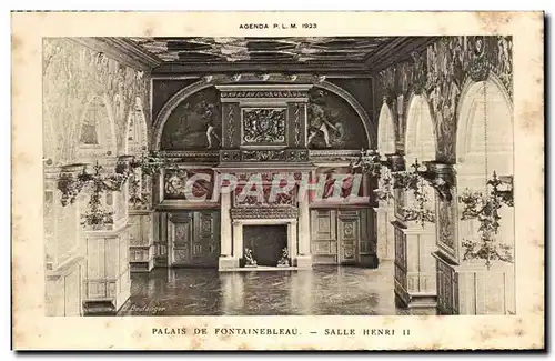 Cartes postales Palais De Fontainebleau Salle Henri II