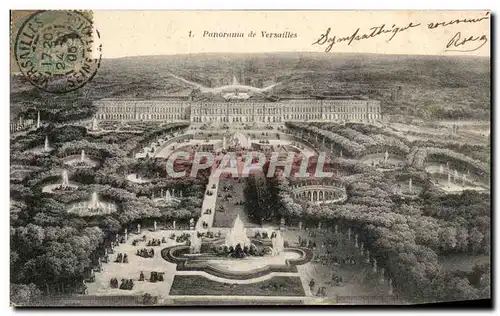 Cartes postales Panorama de Versailles