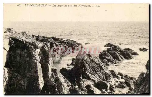 Cartes postales Le Pouliguen Les Aiguilles pres des Korrigans