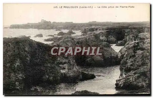 Cartes postales Le Pouliguen La Cote prise de Pierre Ptate