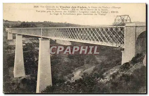 Ansichtskarte AK Vue Generale du Viaduc des Fades Le Geant des Viadus d&#39Europe Elevation du Viaduc