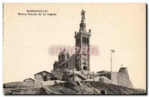 Cartes postales Marseille Notre Dame de la Garde