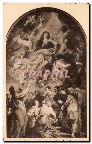 Cartes postales Antwerpen Hoofdkerk Rubens Cathedrale
