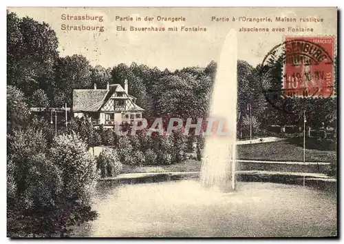 Cartes postales Strassburg Partie in der Orangerie