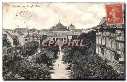 Cartes postales Strassburg Broglieplatz