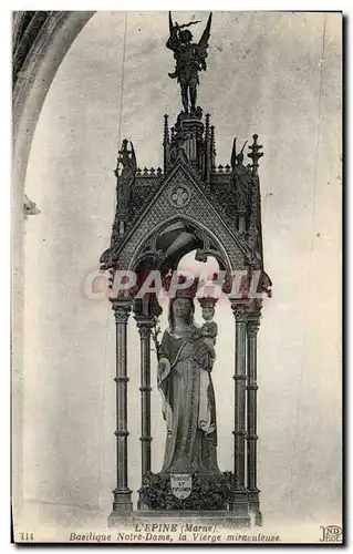 Ansichtskarte AK L&#39Epine Basilique Notre Dame la Vierge miraculeuse