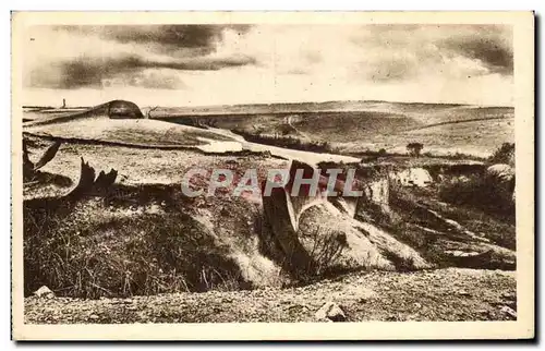 Ansichtskarte AK Fort De Vaux Observatoire d&#39artillerie Oriente Face a La Plaine De La Woevre Militaria