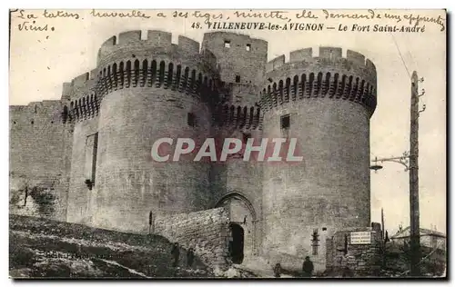 Cartes postales Villeneuve Les Avignon Le Fort Saint Andre