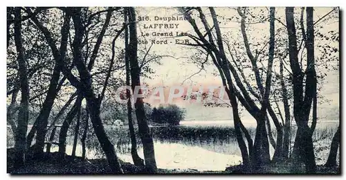 Ansichtskarte AK Dauphine Laffrey Le Grand Lac Note Nord