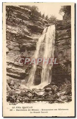 Ansichtskarte AK Le Jura Francais Environs de Morez Excursion au Herisson La Grande Cascade