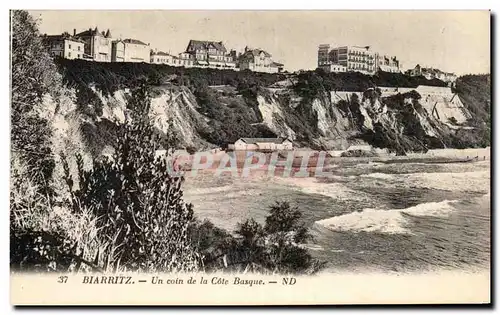 Cartes postales Biarritz Un coin de la Cote Basque